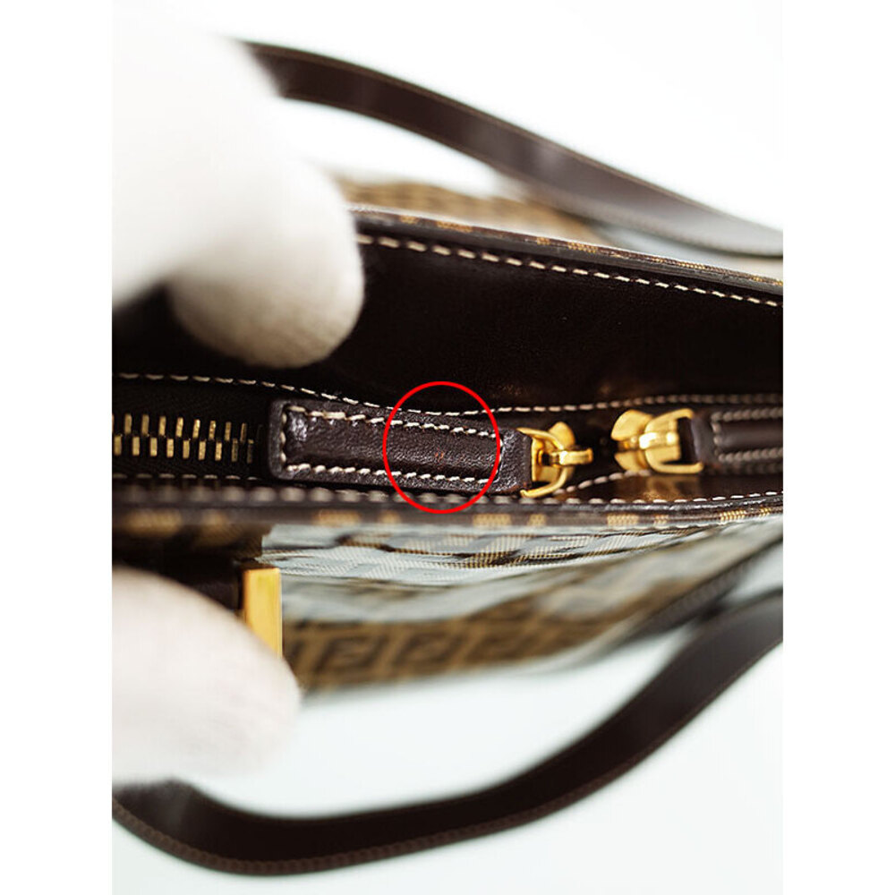 Fendi Zucchino Tote Bag Handbag - Picture 5 of 9